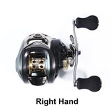 8BB 7.0:1 Baitcaster Reel Low Profile Baitcasting Fishing Reel