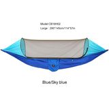 1-2 Person Camping Mosquito Net Parachute Hammock Hanging Sleeping Bed