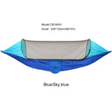 1-2 Person Camping Mosquito Net Parachute Hammock Hanging Sleeping Bed