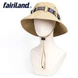 100% Cotton 3 Solid Colors Unisex Bucket Cap Foldable Wide Brim Sunscreen Hat for Men and Women