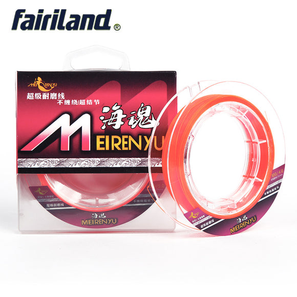 100M 2-8# Ultra Abrasion Resistant Rock Main Fishing Line Durable Monofilament Nylon Fishing Thread