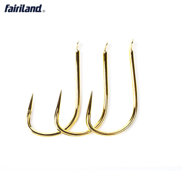 100pcs SHIN KANTO Flat Eye Barbless Carbon Steel Hook 5/6/7# Japan Imported Tournament Carp Fishhook