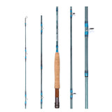 3/4 9ft Carbon Fly Fishing Rod Portable Fly Rod w/ Extra Tip - USA