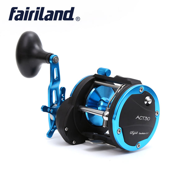 baitcasting reel for trolling 4BB 4.1:1 Trolling Reel RIGHT HAND Boat Fishing Reel Baitcasting Reel – Fairiland Outdoor Technology
