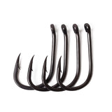 250pcs TEFLON Single Barbed Fishing Hooks Carp Fishhooks TFSH-K