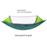 1-2 Person Camping Mosquito Net Parachute Hammock Hanging Sleeping Bed